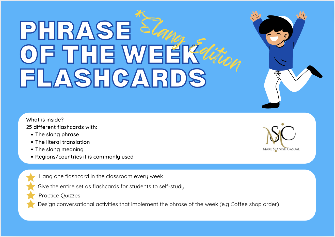 Spanish Slang Flashcards (General Edition)